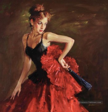 Une jolie femme AA 15 Impressionist Peinture à l'huile